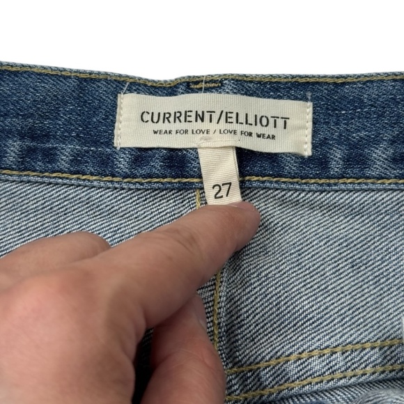 Current/Elliott Straight Leg Jeans - Picture 8 of 12